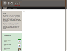 Tablet Screenshot of ligpuntmense.com